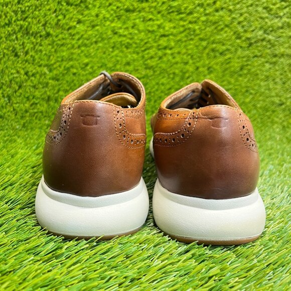 Florsheim Dash Mens Size 9.5W Brown Casual Classic Leather Wingtip Oxford Shoes main image 6
